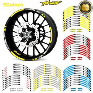 혼다 호넷 CB400 CB599 CB750 용 고품질 오토바이 휠 타이어 림 스티커 17 인치