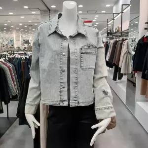 [샤트렌]연청컬러의스탠카라크랍자켓 HCEMJK203_GN