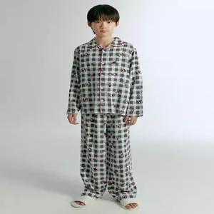 [폴햄키즈]공용)디즈니레이온 긴팔 파자마 세트PKG5UI3210_GN