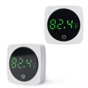 수족관 온도계 어항 디지털 부착 물고기 베타 액솔로틀 수생 또는 거북이를 위한 터치 버튼이 있는 온도