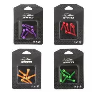 호환  산악 자전거 및 도로 자전거 핸들바 스템 및 병 케이지용 M5 볼트 나사 6개 - 내구성이 뛰어나고 세