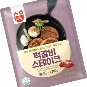 삼양 떡갈비 스테이크 1.2KGX5 간편식
