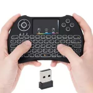 무선키보드 미니 무선 키보드 터치패드 태블릿 PC 스마트TV용