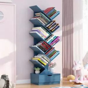 책꽂이 북트리 북타워 선반 책장 스탠딩 철제 사선 거실 단 서재 수납 인테리어 책선반 단