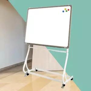 법랑칠판 자석보드 S 이동식 화이트보드 120x150 AL