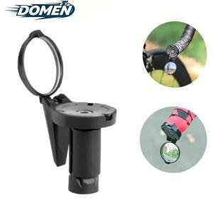 도멘 자전거 후방 카메라 HD 볼록 360 ° 회전식 미러 핸들바 엔드 MTB 로드 바이크 액세서리