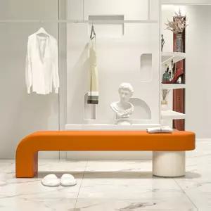 현관벤치 배드 스툴벤치 의류매장 인테리어 긴의자 쇼룸