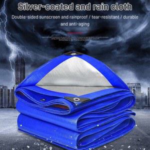 야외 두꺼운 방수포 방수 플라스틱 스크린 천막 캠핑 다목적 차양 캔버스