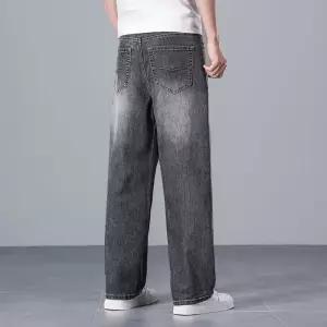 캐주얼 남친 융면 빅사이즈 멋짐폭발 경량 기본 슬림핏 럭셔리 일자핏 청바지 OOTD1