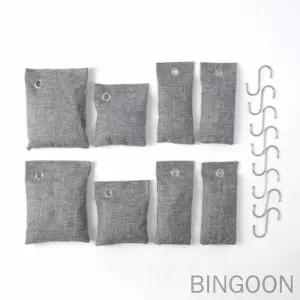 빈군 그레이 대나무 숯주머니 대나무숯주머니 천연공기정화 냉장고탈취제