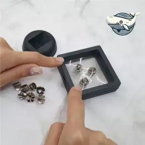 블랙 액세서리 보관함 7x7 PE필름 보호용