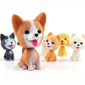 차량용 강아지 흔들 인형 8.불독