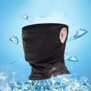 여름넥워머 골프 쿨목토시 여름용 메쉬마스크 블랙