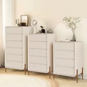 화이트 5단원목서랍장 미니멀 엔틱 5단 서랍장 화장대