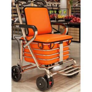 접이식 성인용 보행기 요양원 무늬 훈련기 손브레이크 어른유모차 바퀴형 쌍륜