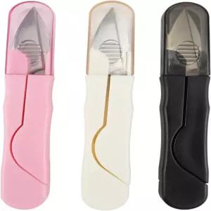 Aachlh 휴대용 U자형 재봉 가위 - 자수 십자 스티치 공예 실 절단기 바늘 작업 3