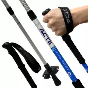 액트 CA1201 듀랄루민 7075 3단 등산스틱 1p 두랄루민 일자 스틱 등산용 노르딕워킹 트레킹