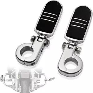 FOVPLUE 1.25인치 하이웨이 풋페그 할리 투어용 소프트테일 다이나 스포츠스터 혼다 가와사키 스즈키