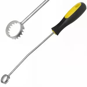 스테인리스 스틸 폐 제거기 고무 손잡이 편안한 그립감 효율적이고 신뢰할 수 있는 도구 헤드 뛰어난