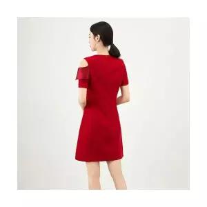 타노스여자 데일리룩 원피스 쉬폰 프렌치 빈티지 나시 프릴 러블리 KUK5