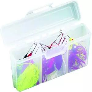 플라보 아웃도어 00220 작은 스피너베이트 상자 낚시 미끼 및 정리함 투명