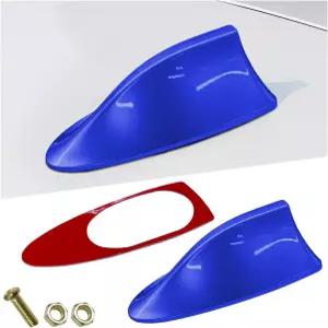 ZIMISI 자동차 샤크 핀 안테나 커버 접착 테이프로 교체하는 플라스틱 오토 탑 루프 마운트 SUV 트럭을