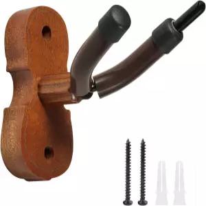 둘피 바이올린 벽걸이 걸이와 보우 훅 로즈우드 바이올린/비올라 스탠드 액세서리