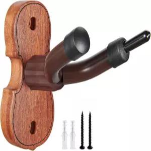 KKG 바이올린 벽걸이 걸이 1팩 보우 훅 홈 스튜디오 로즈우드 바이올린/비올라 스탠드 포함