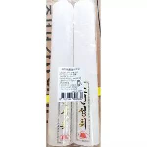 가정용 차례 제사 제수 용품 양초 쌍가락 백색 2p