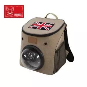 강아지가방 스텔릭 우주선가방 다크브라운