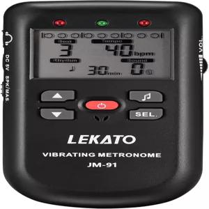 피아노 기타 드럼 우쿨렐레 연습을 위한 진동 메트로놈 타이머가 있는 전자 디지털 남성/여성 보컬