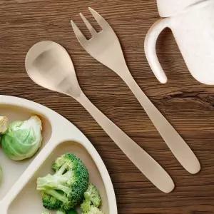 아기 유아납작수저 유아용 어린이 유기숟가락 방짜 놋쇠 스푼