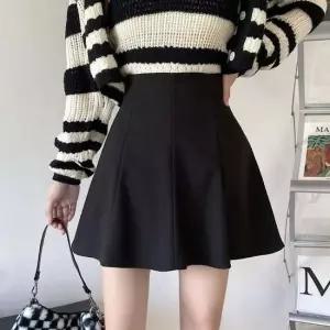 A라인 하이웨스트 숏스커트 여성 미니스커트 플레어 여성 캉캉스커트 치마 플 스커트 미니 치마 야스타 롱