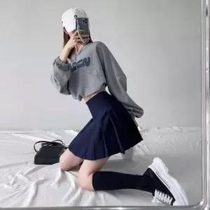 여성 러블리 테니스 주름 스커트 플리츠 미니스커트