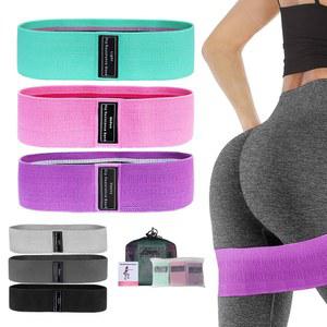 행거밴드 저항 부티 밴드 코튼 서클 벨트 탄성 운동 스쿼트 휴대용 글루트 허벅지 운동용