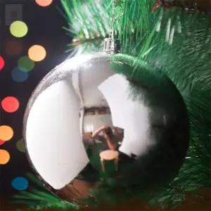 산프로컬렉션 실버 유광볼 12CM 어린이집크리스마스트리꾸미기