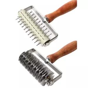 벌집 커팅 롤러 나이프 격자무늬 베이킹 피자 두우