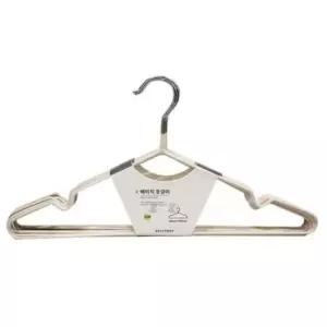[JED] 수납용 드레스룸 크롬 걸이 의류 바지 옷걸이 정리 10p