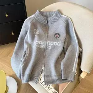 시즌리스룩 올시즌 캐주얼 지퍼 니트 가디건