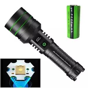 LED후레쉬 LED 충전식 줌 서치 라이트 랜턴 손전등 후레쉬 26650