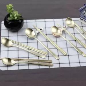 스푼 DMK 스테인리스 라인 티타늄 수저 10P