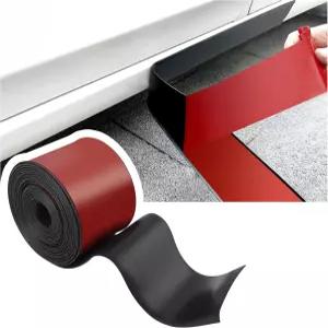 13피트*3.15인치 자동차 범퍼 가드 충돌 가능 두꺼운 고무 사이드 스커트 업그레이드 앞 범용 보호대