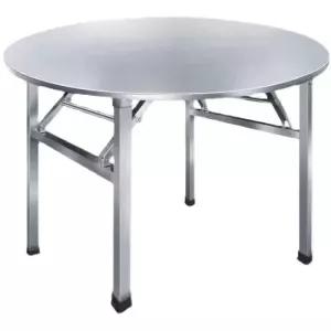 휴대용 식탁 접이식 원탁 업소용 테라스 술집 카페 스테인리스 간이테이블 원형