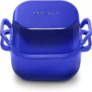 시그니처 에나멜 주철 사워도우 빵 오븐 완벽한 베이킹과 만들기를 위한 밀착 뚜껑이 있는 논스틱 6QT