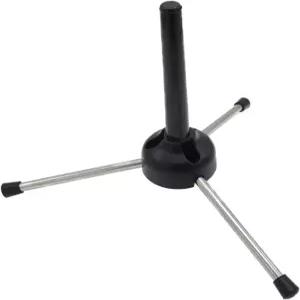 치록 휴대용 클라리넷 스탠드 홀더 메탈 3레그 지지대 색소폰 및 기타 관악기와 호환되는 플루트