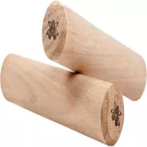 페그 보드 그립 및 근력 훈련을 위한 아톰릭 클라이밍 하드 우드 2개