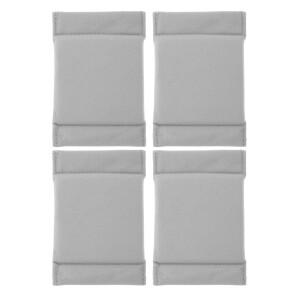 4pcs 카메라 가방 쿠션 디바이더 렌 임팩 방지 조절 가능한 패딩 인서트 내부 분리 패드 보관