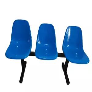 야외 플라스틱 의자 3인 인테리어 버스정류장의자 파라솔 체어