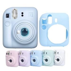 후지필름 인스탁스 미니용 카메라 실리콘 케이스 쉘 보호커버 부드러운 단색 스크래치 방지 12
