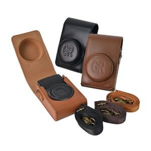 Ricoh GR GRII 보호커버어깨 끈 포함용 전신 카메라 가방 PU 가죽 케이스